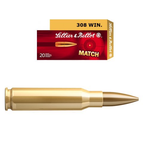 Sellier & Bellot .308 Win HPBT 168 gr. - Scopes and Barrels