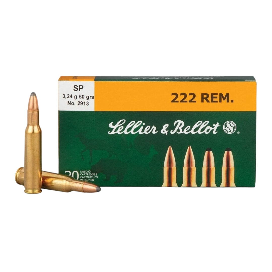 Sellier & Bellot 222 Rem SP 50 gr. - Scopes and Barrels