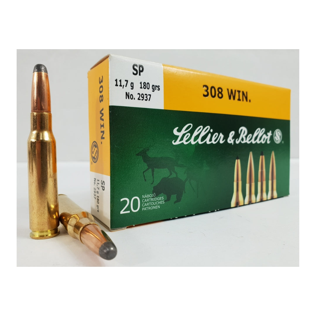 Sellier & Bellot 308 Win SP 180 Gr - Scopes and Barrels