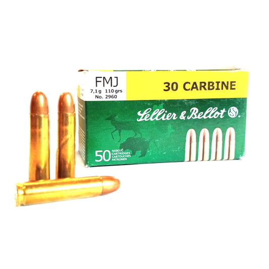 Sellier & Bellot 30 Carbine FMJ 110 grs - Scopes and Barrels