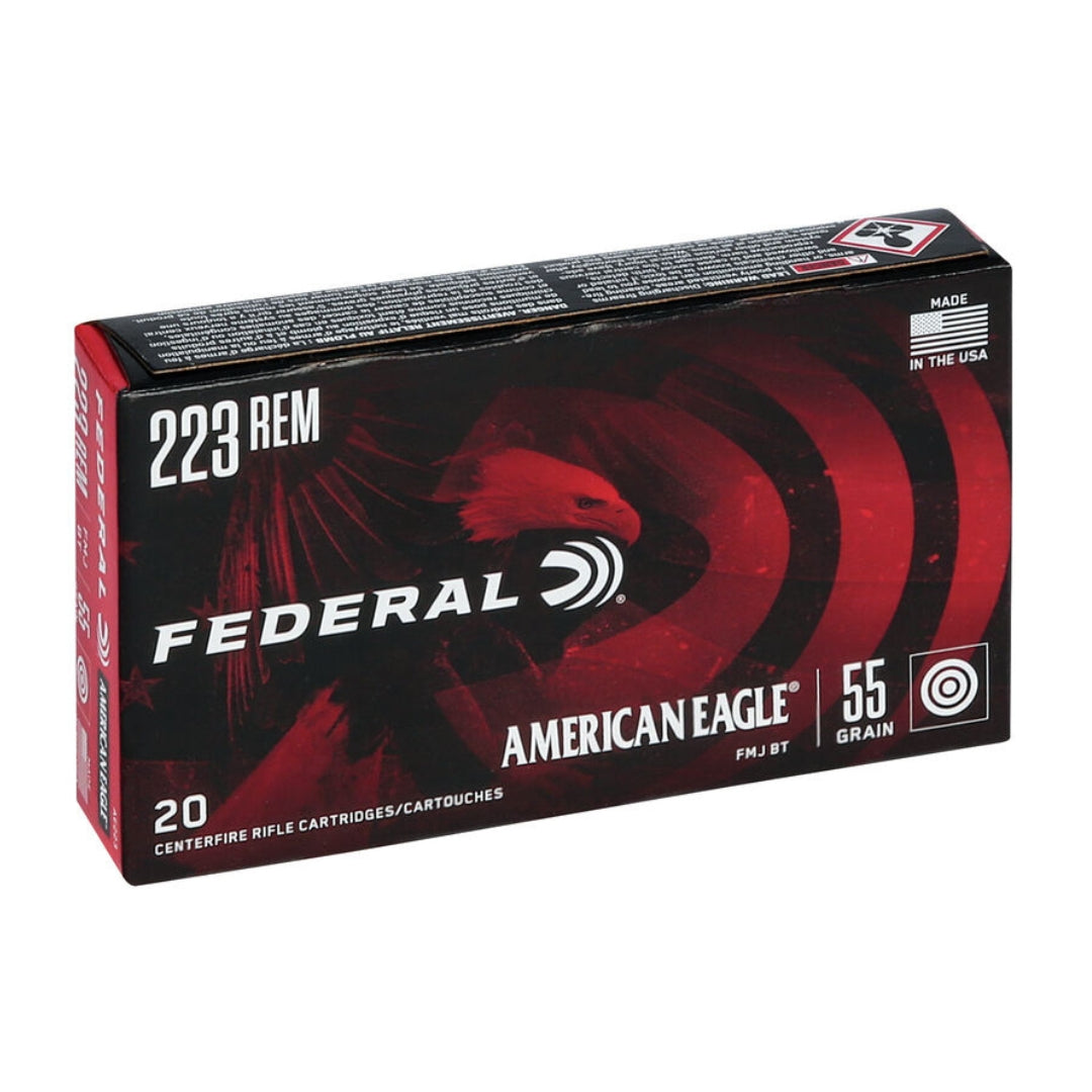 Federal 223 Rem FMJ BT 55Gr - Scopes and Barrels