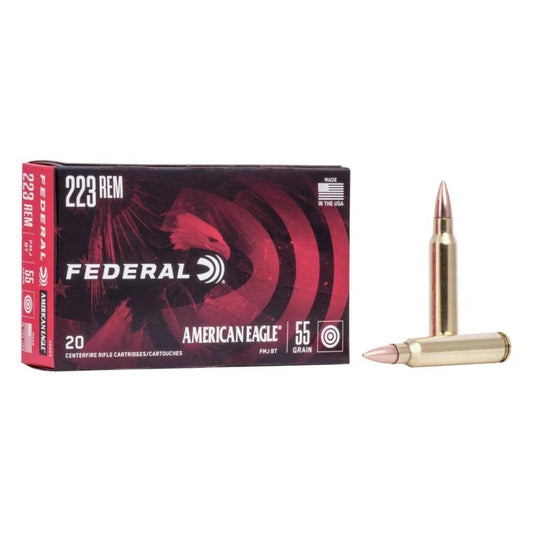 Federal 223 Rem FMJ BT 55Gr - Scopes and Barrels