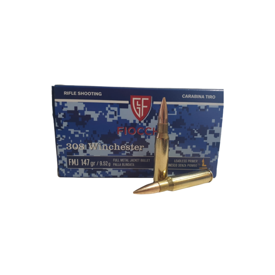Fiocchi 308 Win 147 Gr FMJ