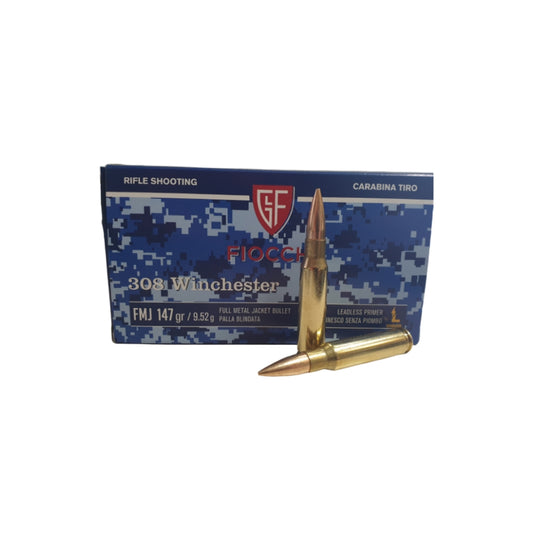 Fiocchi 308 Win 147 Gr FMJ