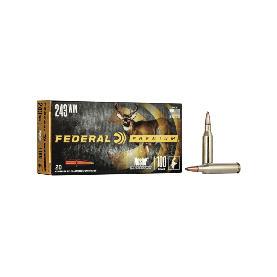 Federal 243 Win Vital Shok 100Gr - Scopes and Barrels