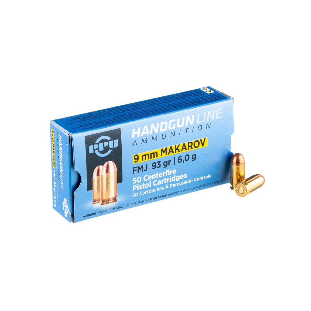 Prvi Partizan 9mm Makarove FMJ 93 gr.