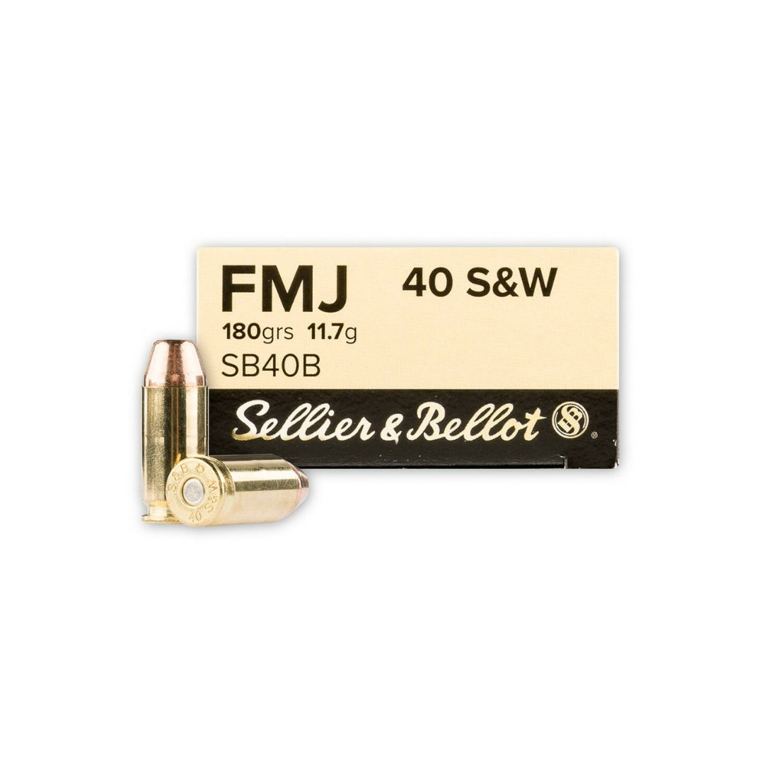 Sellier & Bellot 40 S&W FMJ 180 gr.