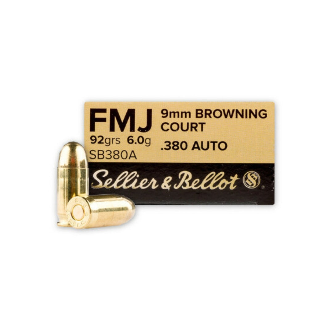 Sellier & Bellot 380 Auto FMJ 92 gr.