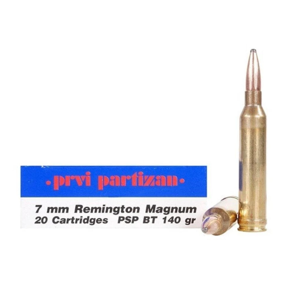 Prvi Partizan 7mm Rem Mag PSP BT 160gr - Scopes and Barrels