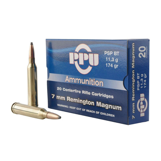Prvi Partizan 7mm Rem Mag PSP BT 160gr - Scopes and Barrels