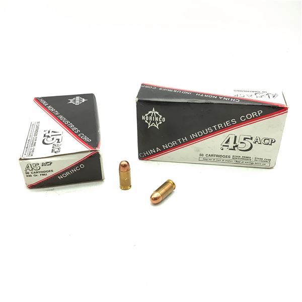 NORINCO 45 BORE FMJ 230 GR