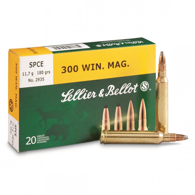 Sellier & Bellot 300 Win Mag SPCE 180gr. - Scopes and Barrels