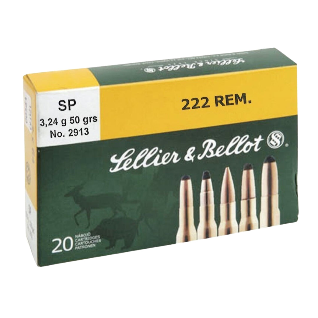 Sellier & Bellot 222 Rem SP 50 gr. - Scopes and Barrels