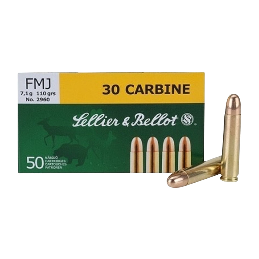 Sellier & Bellot 30 Carbine FMJ 110 gr. - Scopes and Barrels