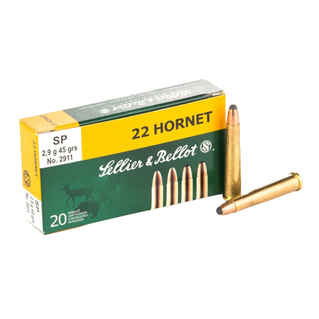 Sellier & Bellot 22 Hornet SP 45 gr. - Scopes and Barrels