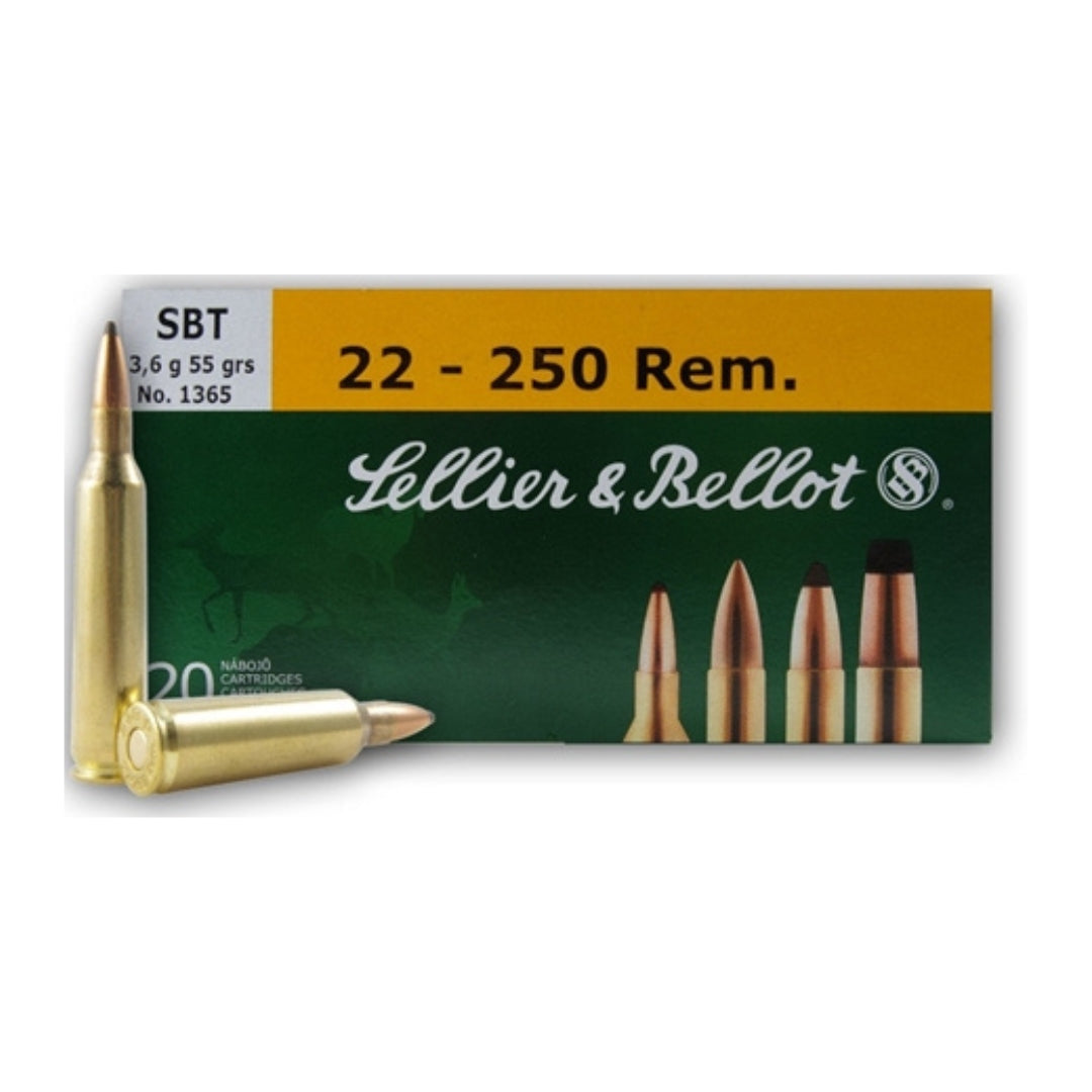 Sellier & Bellot 22-250 SBT 55 gr - Scopes and Barrels