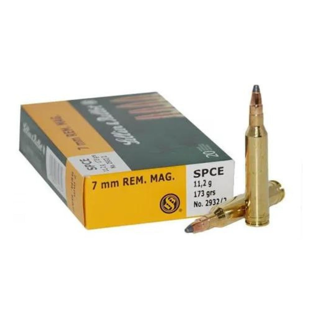 Sellier & Bellot 7MM Rem Mag SPCE 173Gr - Scopes and Barrels