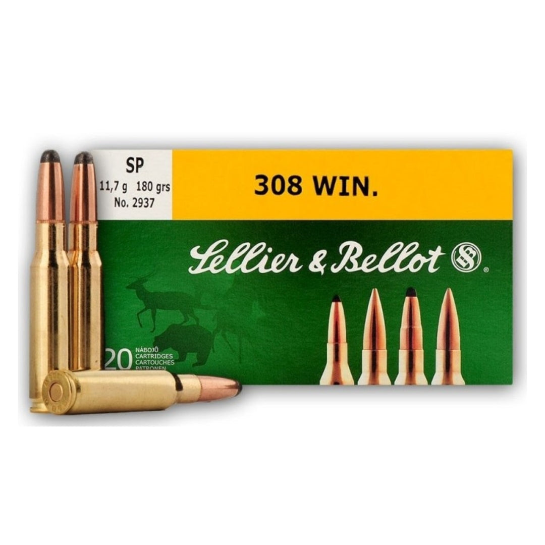 Sellier & Bellot 308 Win SP 180 Gr - Scopes and Barrels