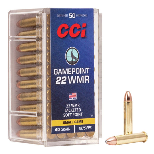 Federal CCI 22 WMR Gamepoint JSP 40gr - Scopes and Barrels