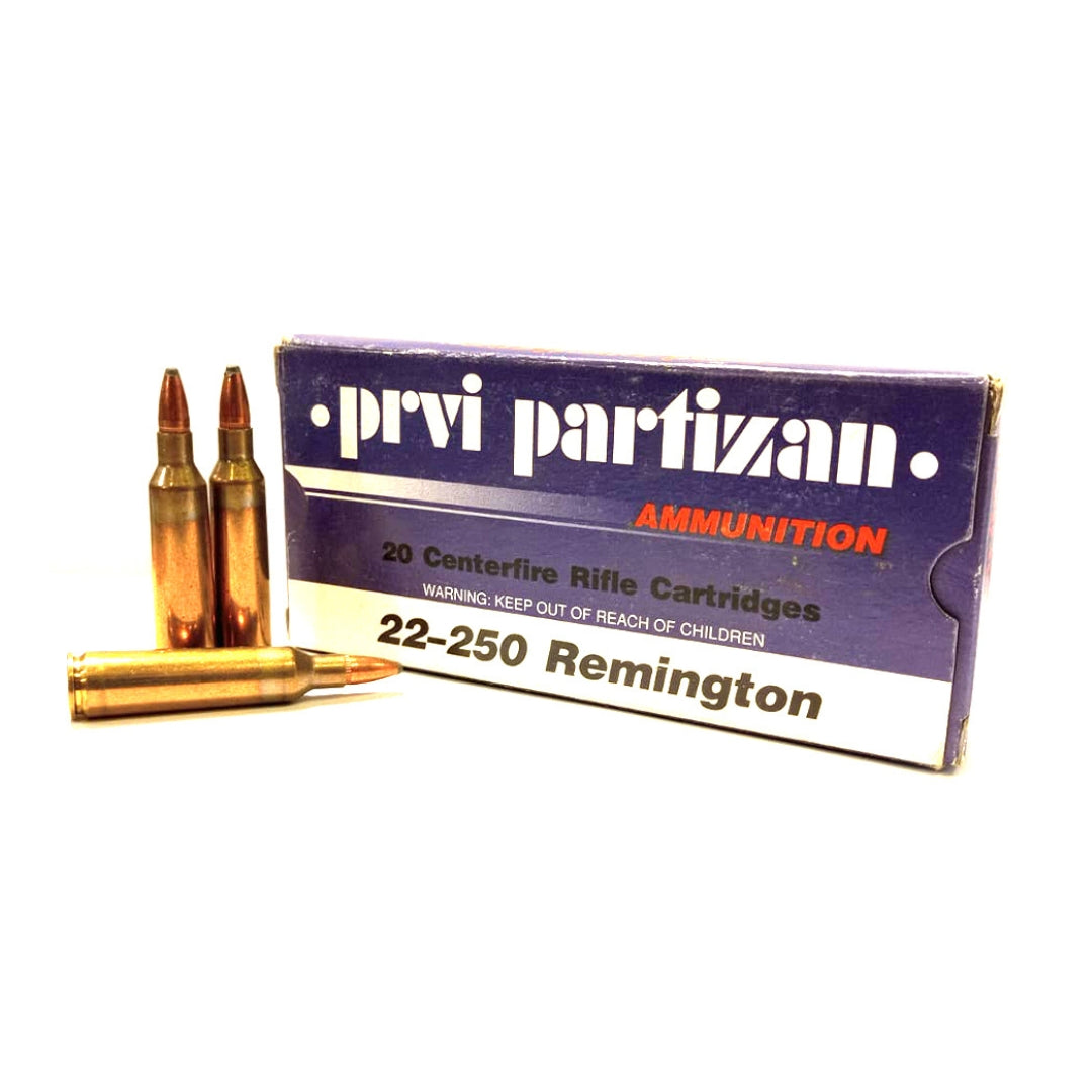 Privi Partizan 22-250 Remington SP 55 grs - Scopes and Barrels