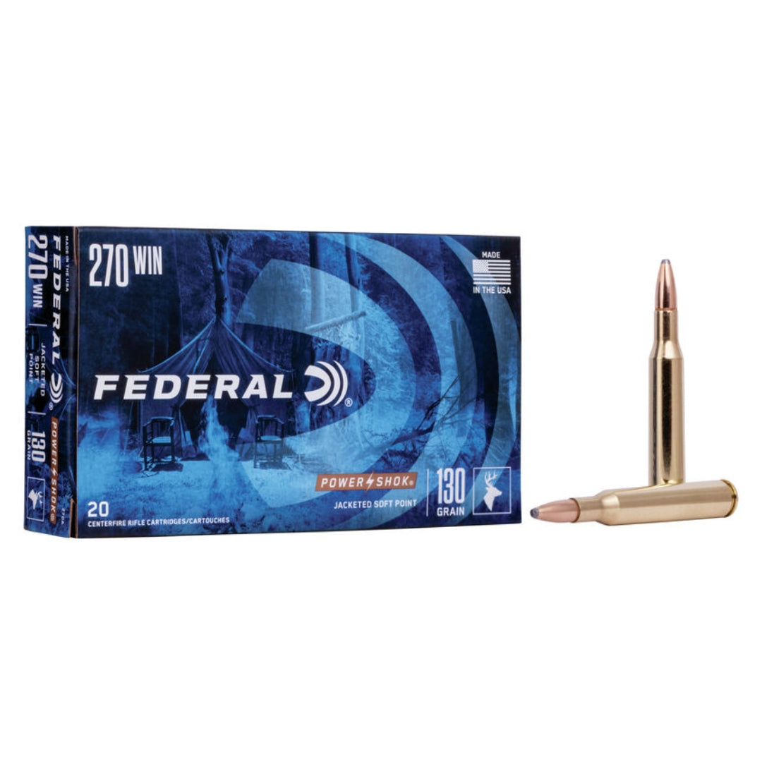 Federal 270 Win Powershok JSP 130Gr - Scopes and Barrels