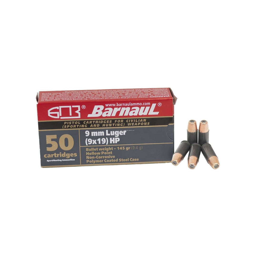 Barnaul 9mm HP 145 gr. - Scopes and Barrels