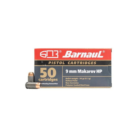 Barnaul 9mm Makarov 145gr HP - Scopes and Barrels