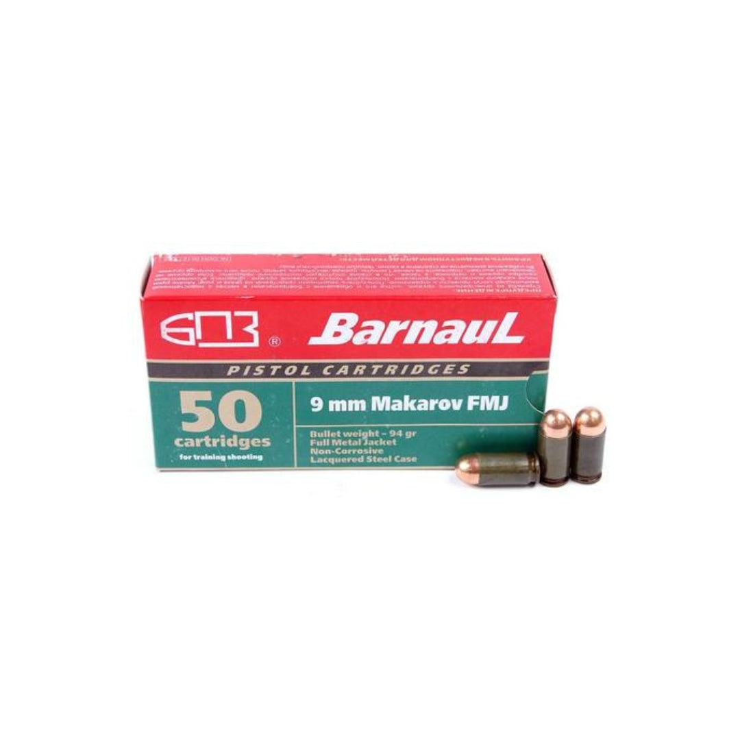 Barnaul 9mm Makarov FMJ 94Gr - Scopes and Barrels