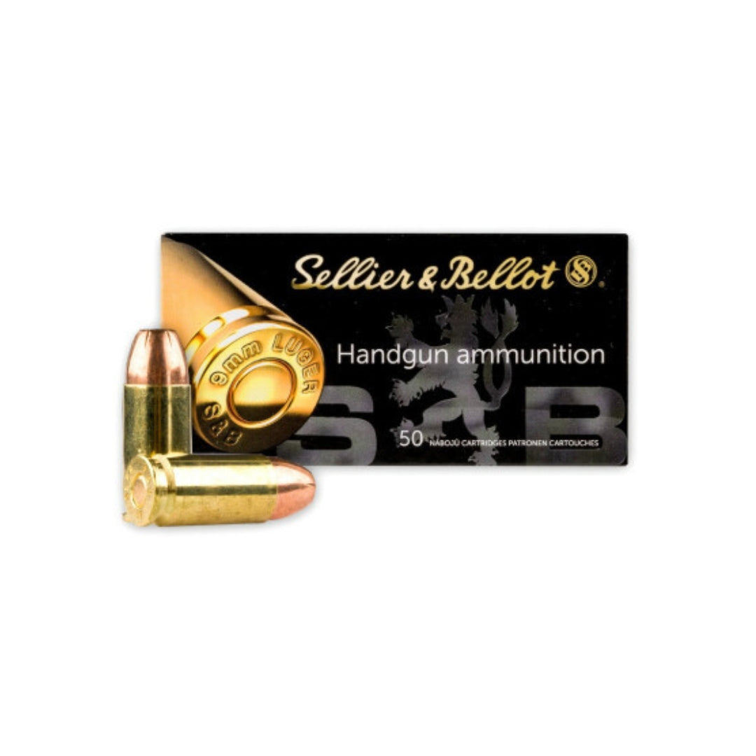 Sellier & Bellot 9mm JHP 115 gr.