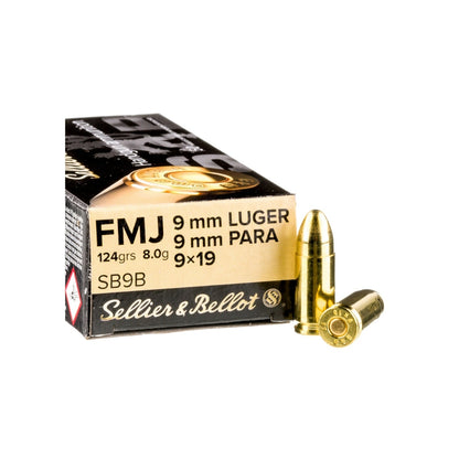 Sellier & Bellot 9mm 124gr FMJ