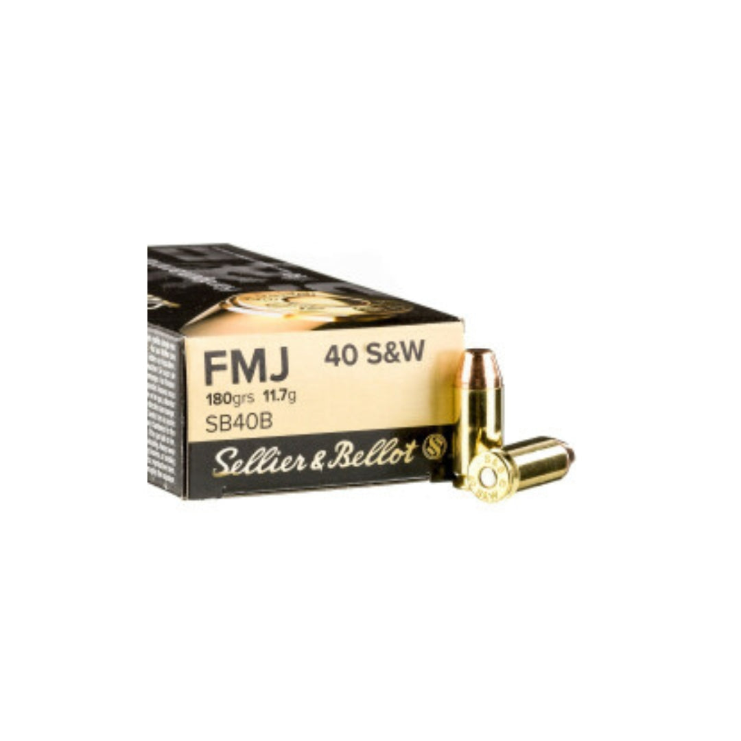 Sellier & Bellot 40 S&W FMJ 180 gr.