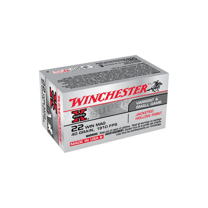Winchester 22 MAGNUM SUPER X JACKETED HP