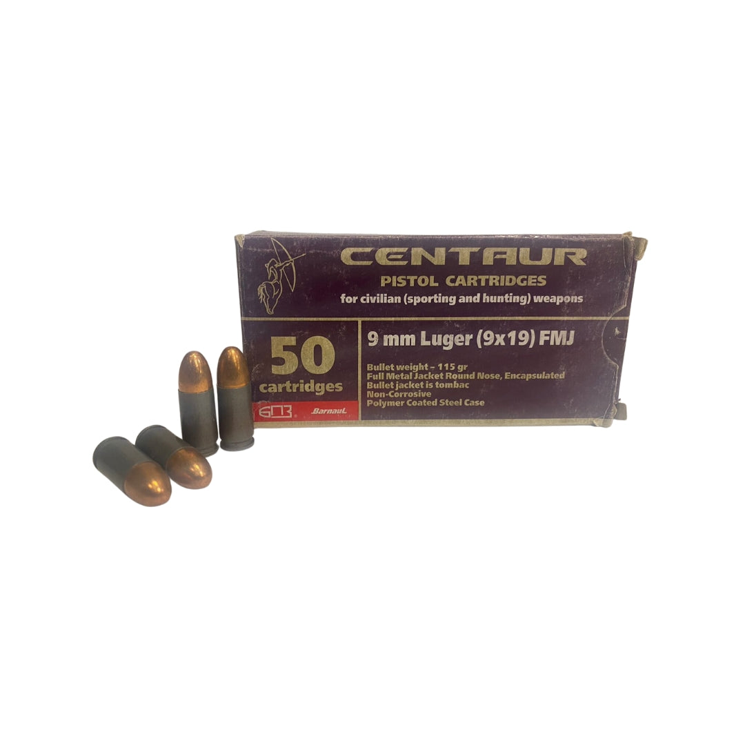 Centaur 9mm FMJ 115 gr