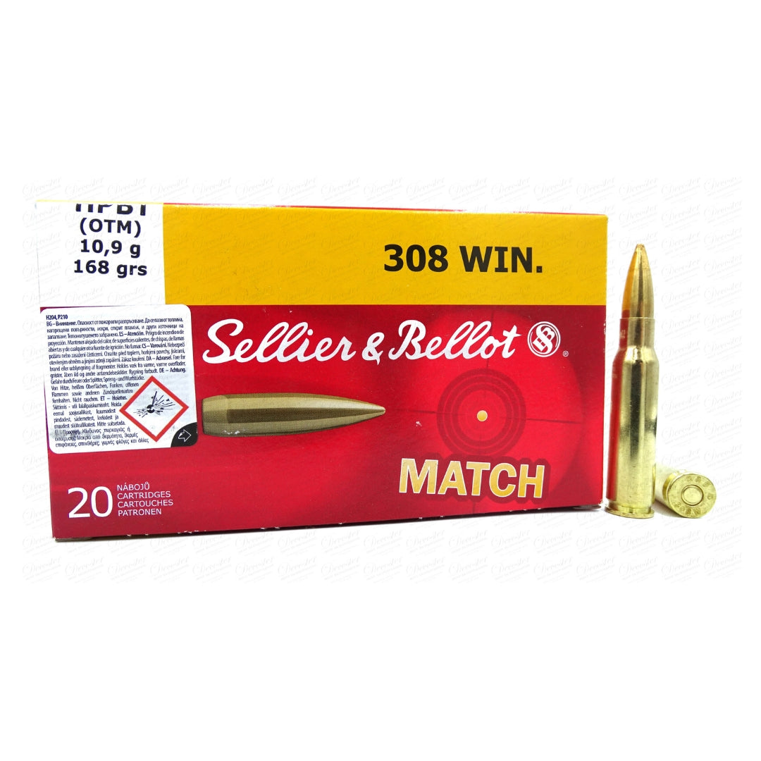 Sellier & Bellot .308 Win HPBT 168 gr. - Scopes and Barrels